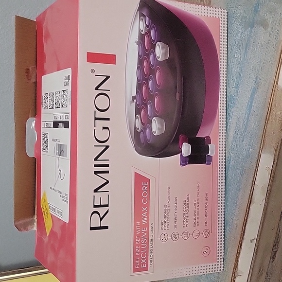 Remington Full size set, Hair curlers with Purple and Pink Rollers - Picture 3 of 3